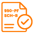Includes Free Form
990-PF Schedule B